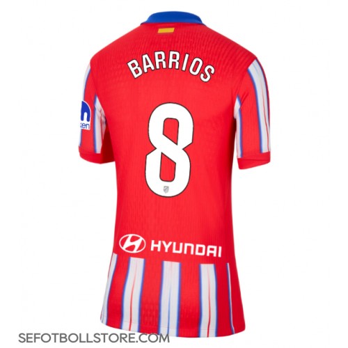 Atletico Madrid Pablo Barrios #8 Replika Hemmatröja Dam 2024-25 Kortärmad